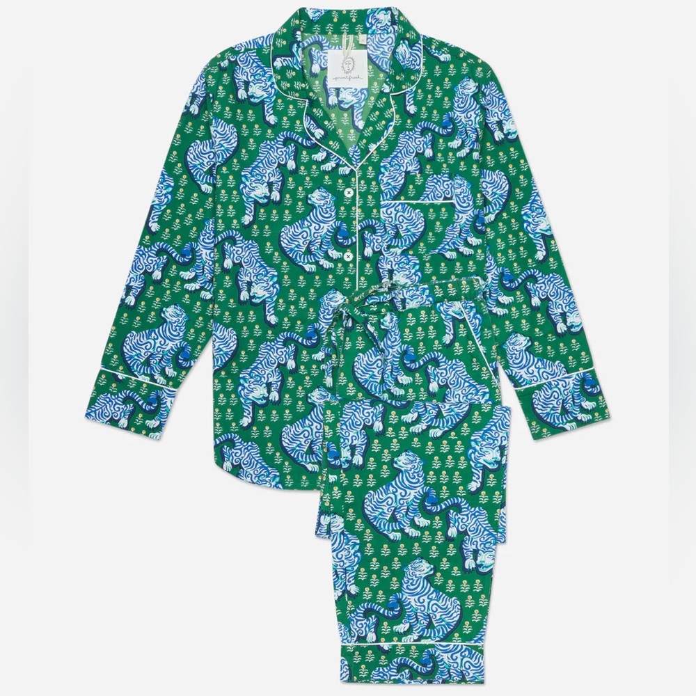 Printfresh Tiger Queen Long Sleep Set